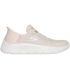 Zapatillas Skechers Slip-ins Grand Entry beige para mujer, diseño sin manos con plantilla Air-Cooled Memory Foam.