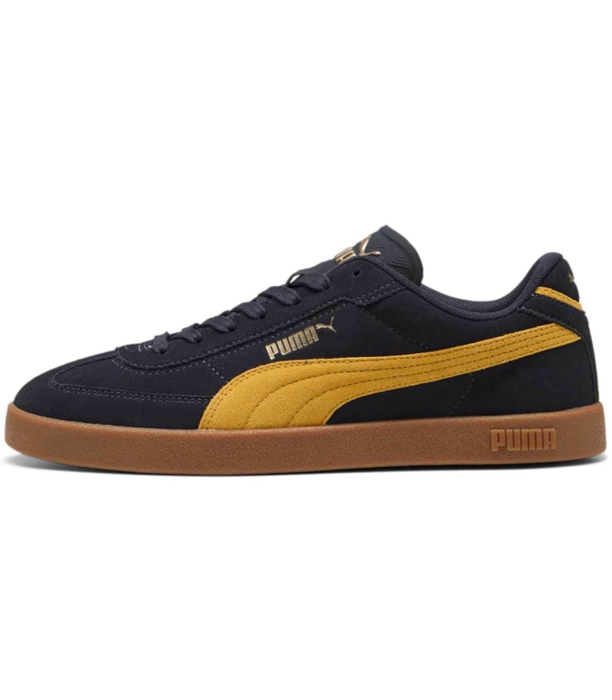 Zapatillas Puma Club II Era Suede para hombre en ante azul con puntera en T y suela de goma resistente.