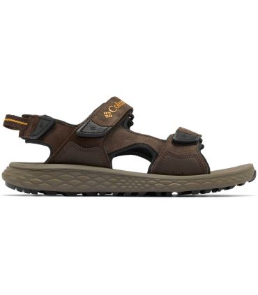 Sandalias Columbia Konos Hiker 3 Tiras marrón con triple velcro y suela OmniGrip para senderismo.