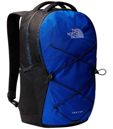 Mochila The North Face Jester azul de 28L con sistema FlexVent y compartimento para portátil de 15 pulgadas.