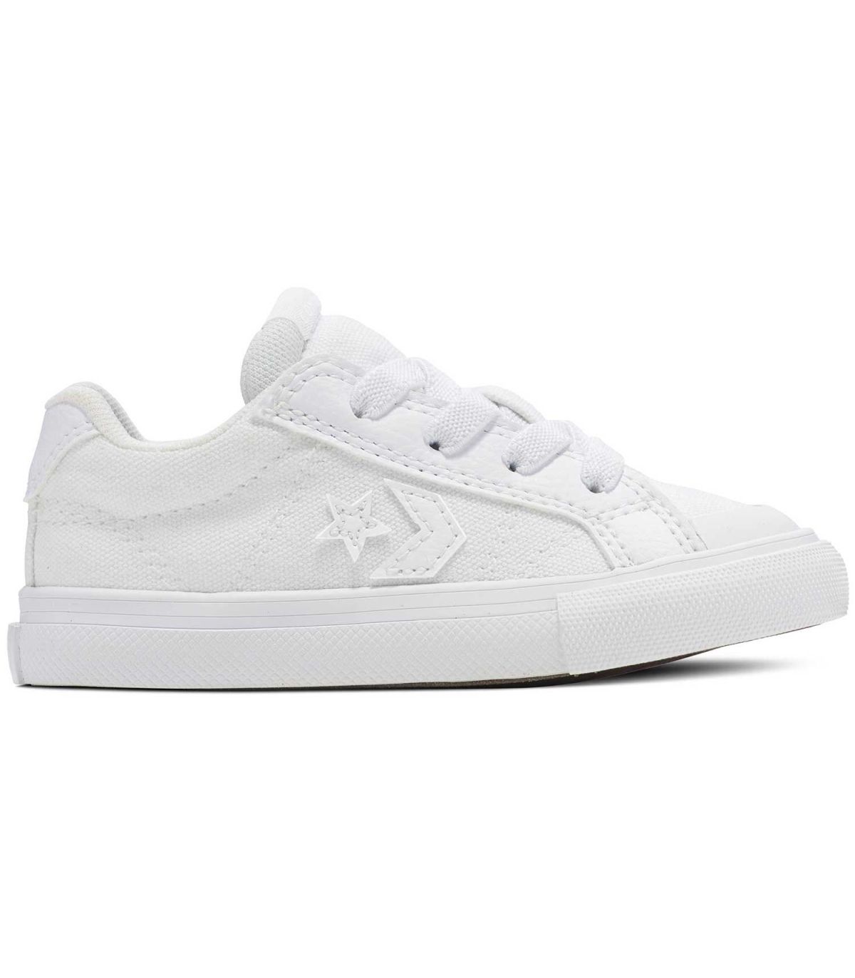 Zapatillas Converse Sport Casual Easy-On infantiles en color blanco y gris, calzado cómodo para niños.