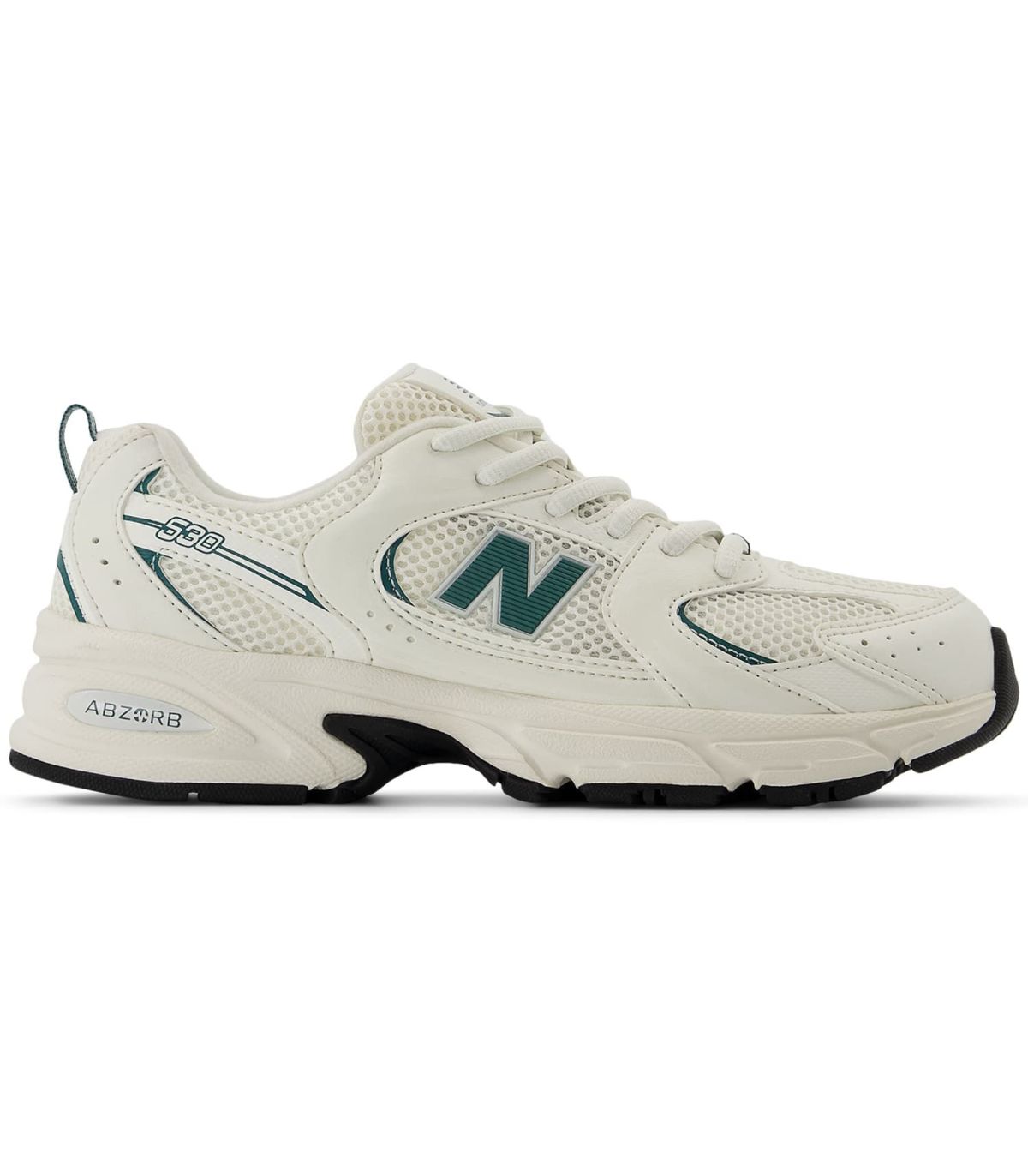 Zapatillas New Balance GR530CH junior, estilo retro 2000s con malla transpirable y tecnología de amortiguación ABZORB.