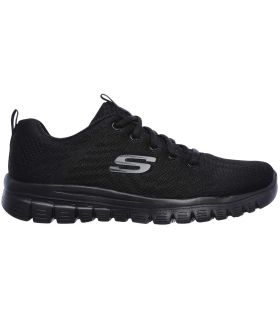 Calzado Casual Mujer Skechers Graceful Get Connected Negro