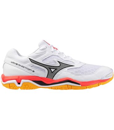 Mizuno Wave Phantom 3 98, zapatillas de balonmano con amortiguación y estabilidad para competición en pista indoor.