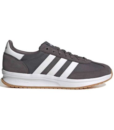 Zapatillas Adidas Run 70S 2.0 color gris, diseño retro running con mediasuela Cloudfoam y empeine textil transpirable.