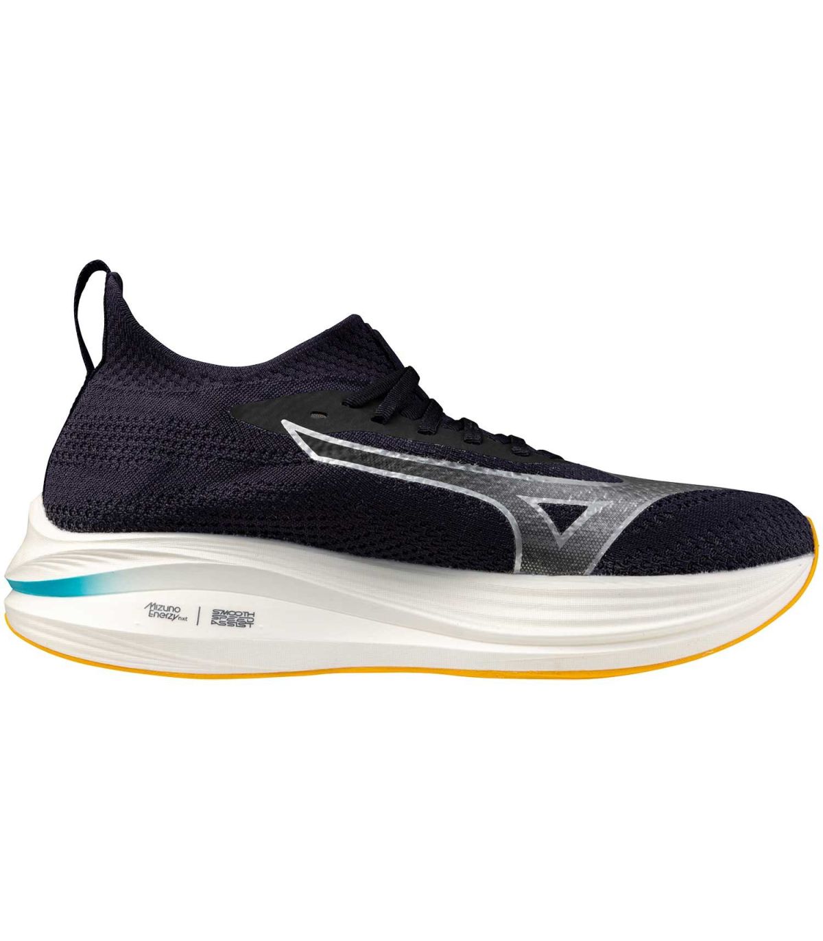 Zapatillas Mizuno Neo Zen Navy azul marino para running en asfalto, pisada neutra y tecnología Mizuno Enerzy NXT.