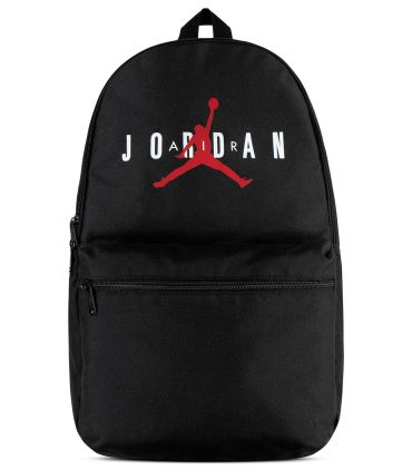 Mochila Jordan Jam HBR color negro con diseño clásico y amplio compartimento para equipo deportivo.