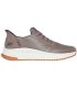 Skechers Slip-ins BOBS Sport Squad Chaos 4 beige, zapatillas de hombre con tecnología Hands Free y Memory Foam.