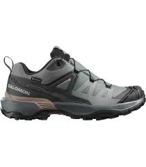 Zapatilla Salomon X Ultra 360 Gore-Tex para mujer, calzado de senderismo impermeable con agarre todoterreno.