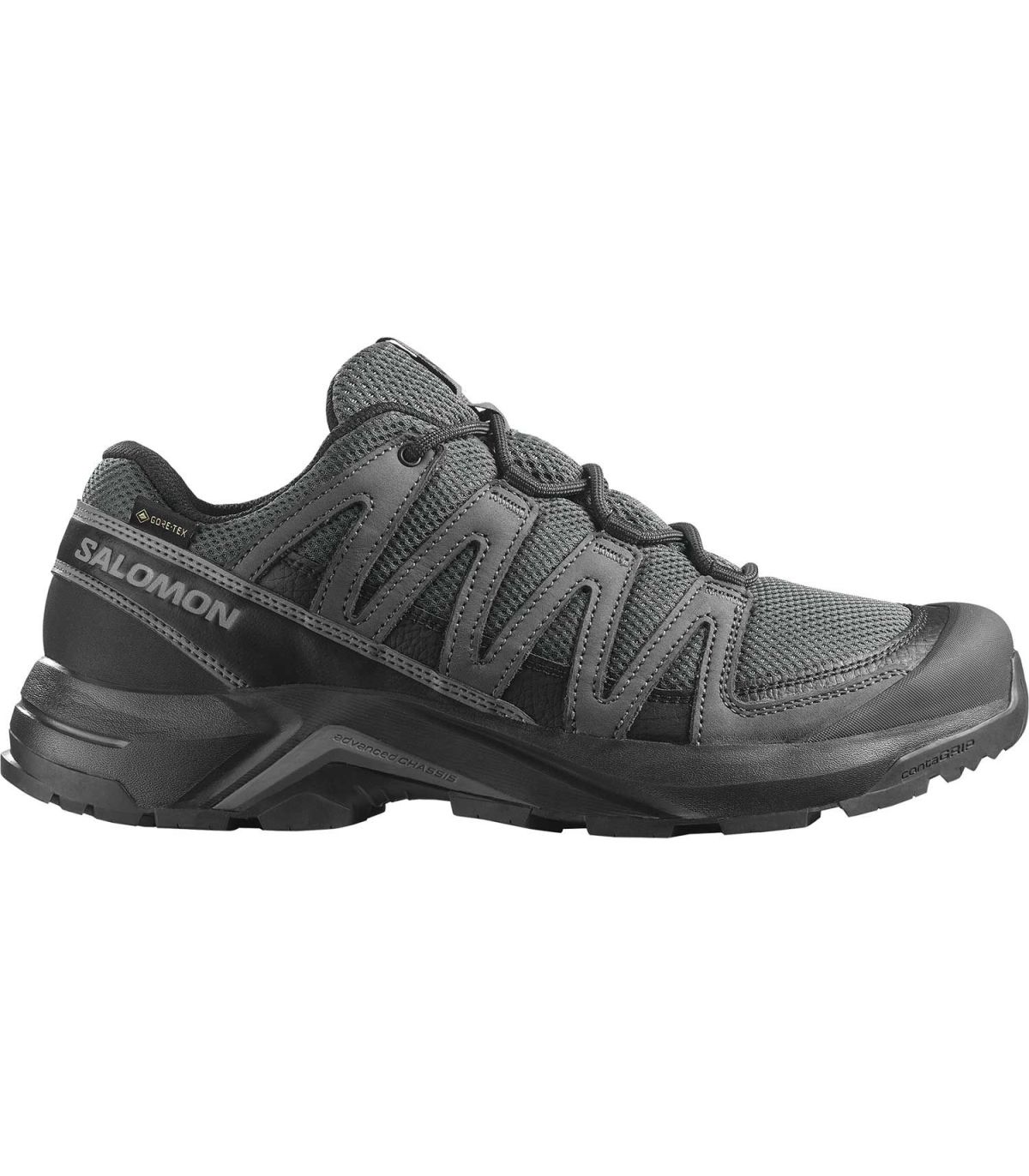 Salomon X-Adventure Recon Gore-Tex, zapatillas impermeables de trail running y trekking para terrenos pedregosos.