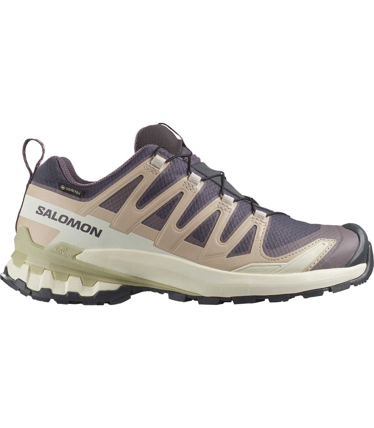 Zapatillas Salomon XA Pro 3D V9 Gore-Tex mujer para trail running, impermeables y estables en terrenos pedregosos.