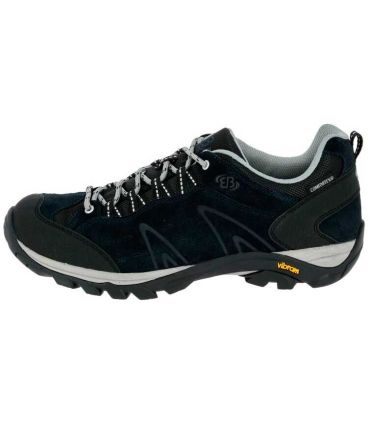 Zapatillas trekking Brütting Mount Bona Low Marino hombre, impermeables con membrana Comfortex y suela Vibram de ante.