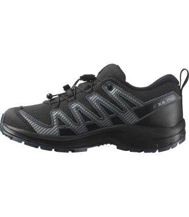Zapatillas Trekking Niño Salomon Xa Pro V8 Waterproof Black