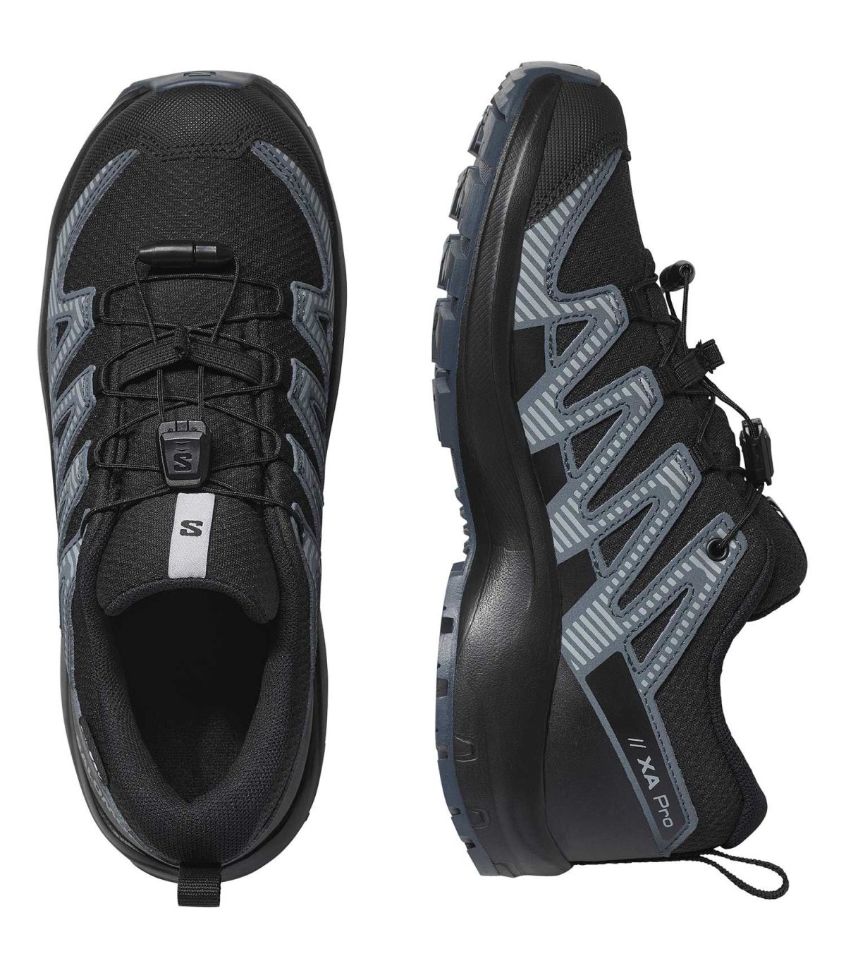 Zapatillas Trekking Niño Salomon Xa Pro V8 Waterproof Black