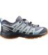 Zapatilla Salomon Xa Pro V8 Waterproof Grisaille para trekking infantil, impermeable con suela All Terrain Contagrip.