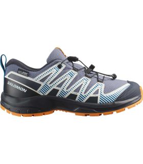 Zapatillas Trekking Niño Salomon Xa Pro V8 Waterproof Grisaille