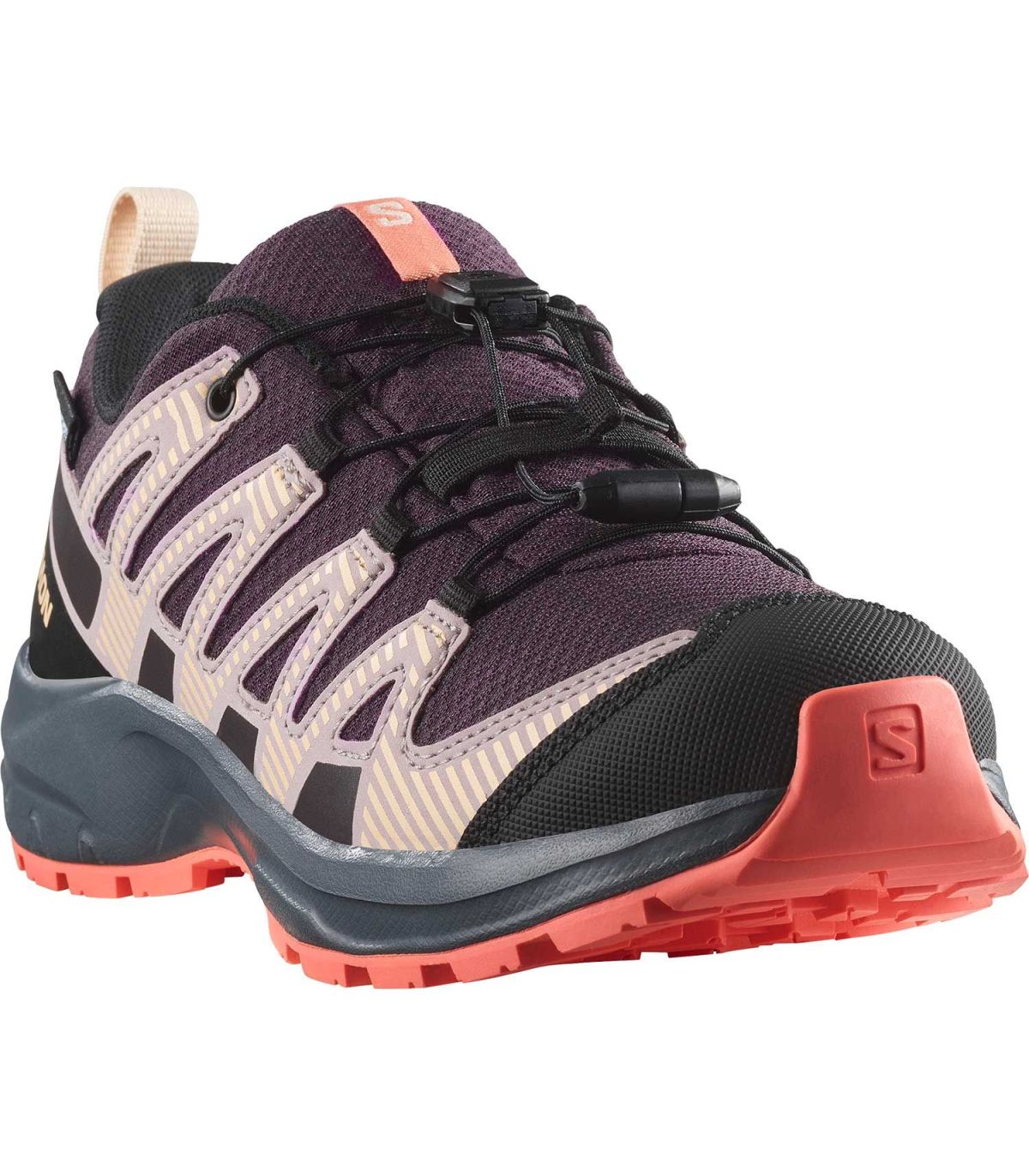 Zapatillas Trekking Niño Salomon Xa Pro V8 Waterproof Plum