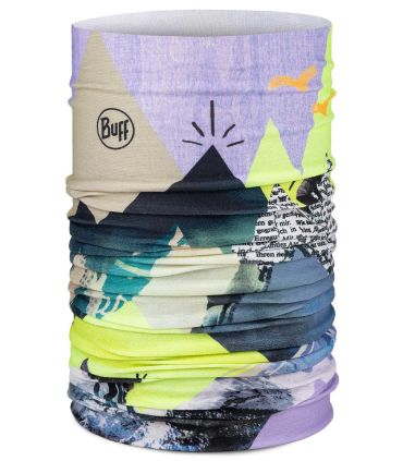Tubular Buff Junior Original EcoStretch Darau Multi para niños, diseño elástico reciclado con protección solar.