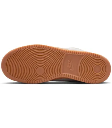 Nike Court Vision Low Beige Mujer | Puntera perforada y suela caramelo