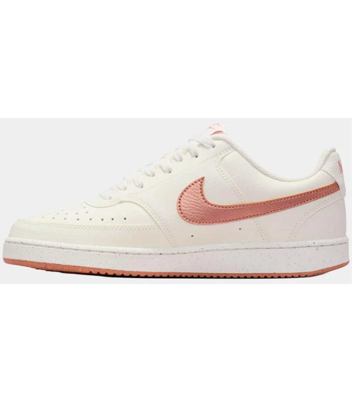 Nike Court Vision Low Next Nature Beige Mujer | Logo salmón
