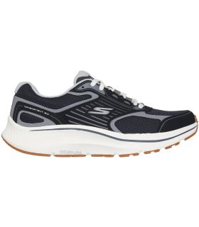 Zapatillas Skechers Go Run Consistent 2.0 Negro para hombre con malla transpirable y amortiguación reactiva.