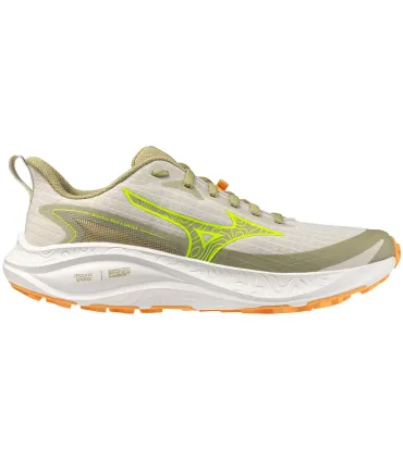 Zapatillas trail running Mizuno Neo Lumina mujer verde, pisada neutra y diseño ligero para senderos.
