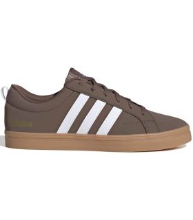Zapatillas Adidas Vs Pace 2.0 marrón con diseño de skate, parte superior sintética y suela vulcanizada.