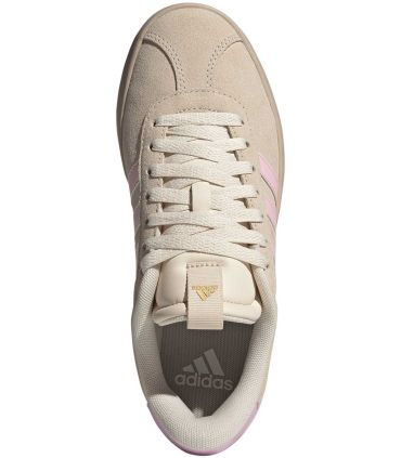 Adidas VL Court 3.0 Beige | Nubuck y bandas pastel