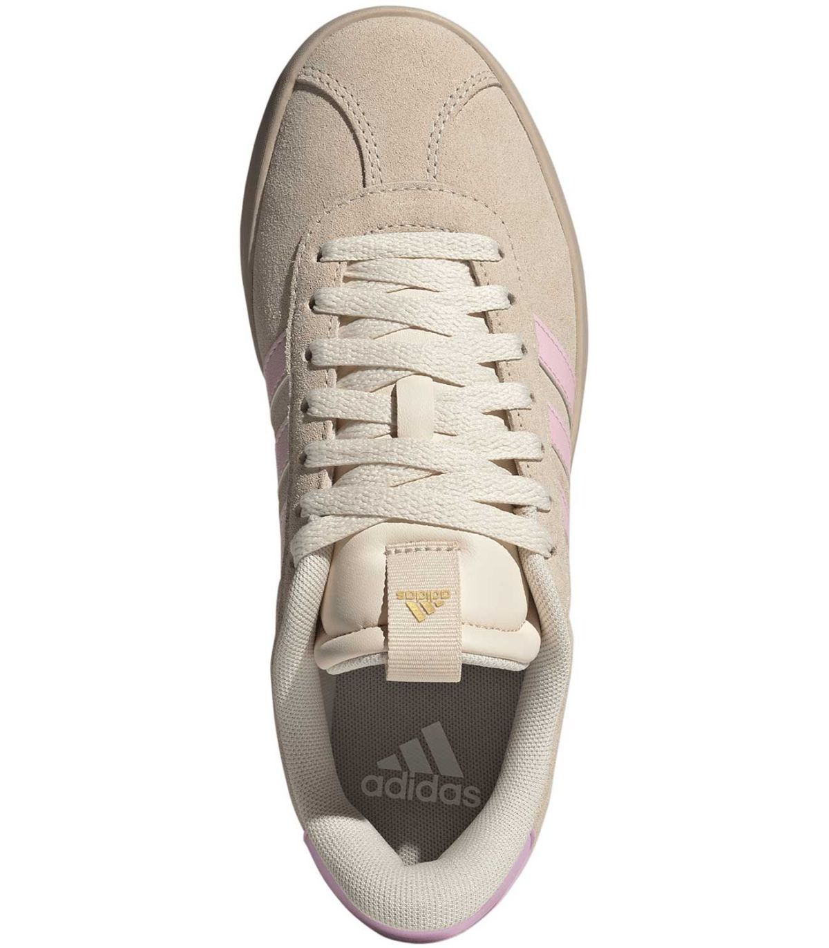 Adidas VL Court 3.0 Beige | Nubuck y bandas pastel