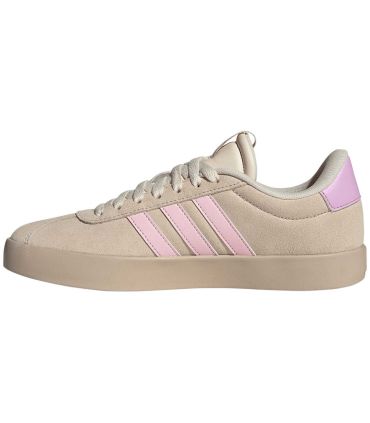 Adidas VL Court 3.0 Beige | Nubuck y bandas pastel