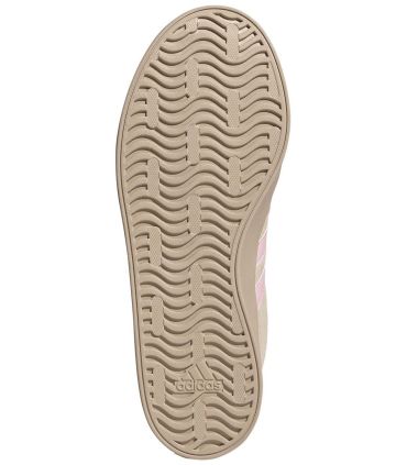 Adidas VL Court 3.0 Beige | Nubuck y bandas pastel