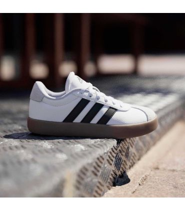 Adidas Zapatilla VL Court 3.0 Jr | Suela caramelo y puntera T