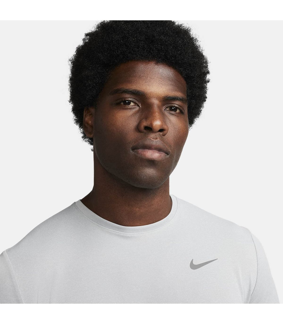 Nike Camiseta Running Dri-FIT Miller | Frescura gris asfalto