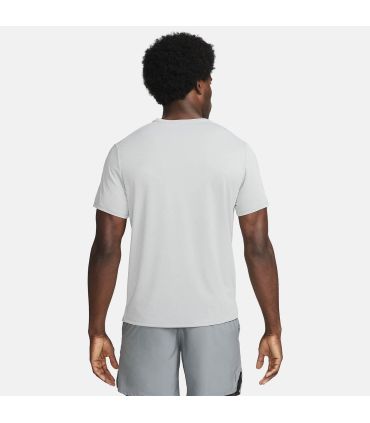 Nike Camiseta Running Dri-FIT Miller | Frescura gris asfalto