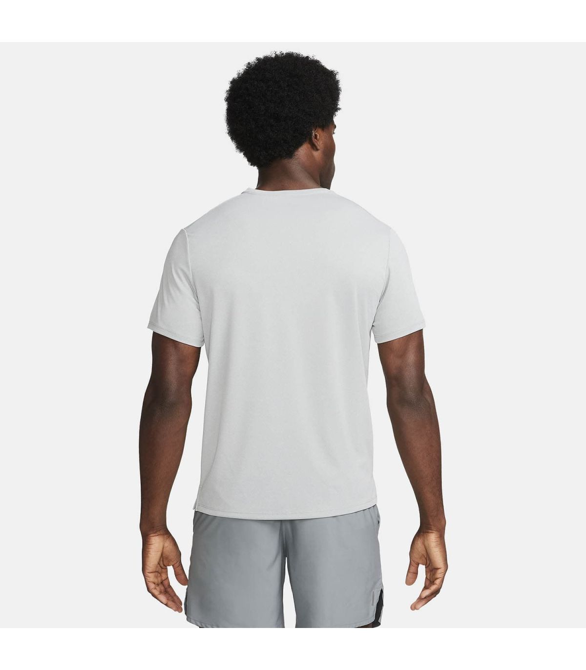 Nike Camiseta Running Dri-FIT Miller | Frescura gris asfalto
