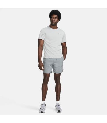 Nike Camiseta Running Dri-FIT Miller | Frescura gris asfalto