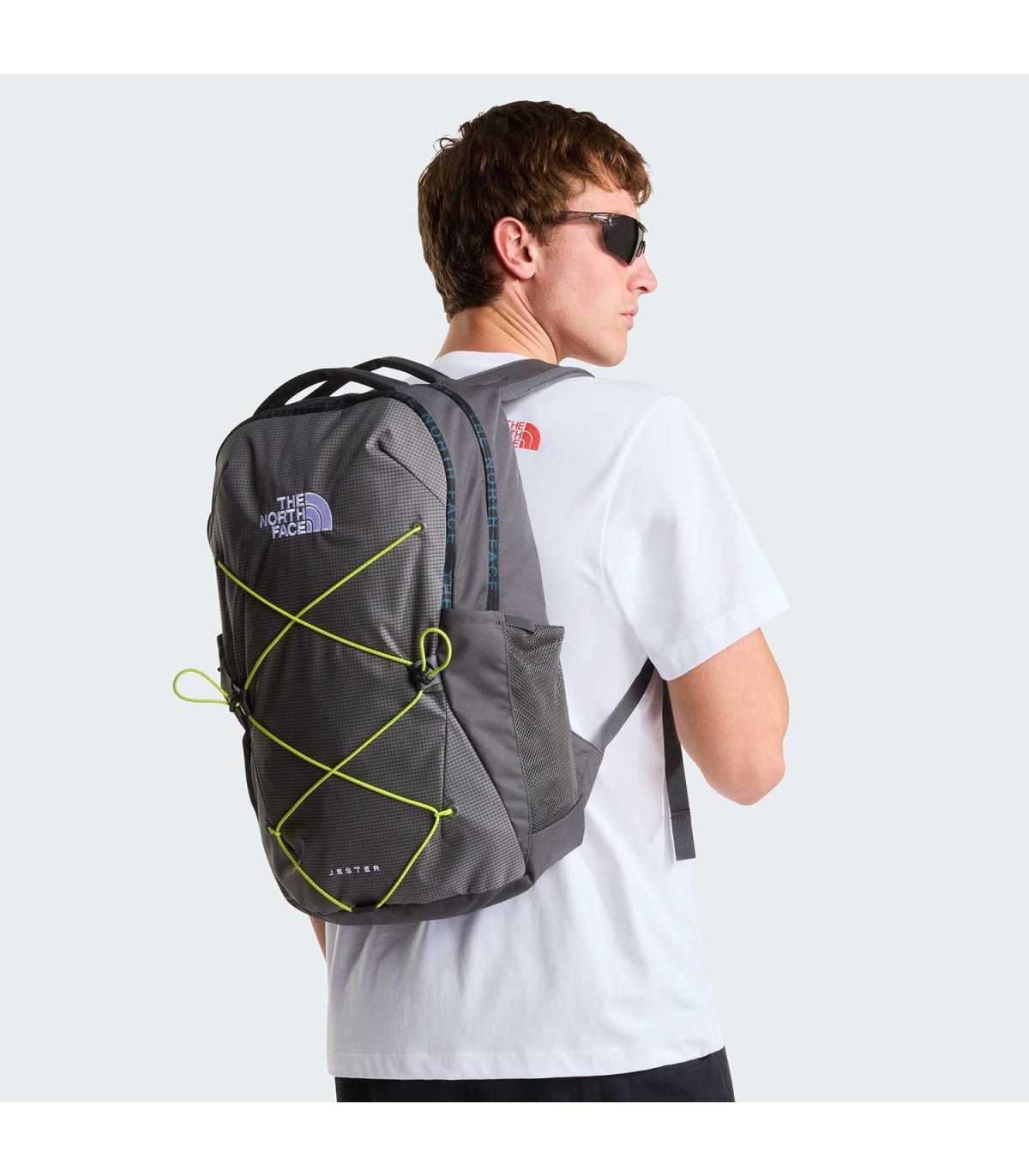 The North Face Jester Anthracite Grey | 28L con tensores flúor