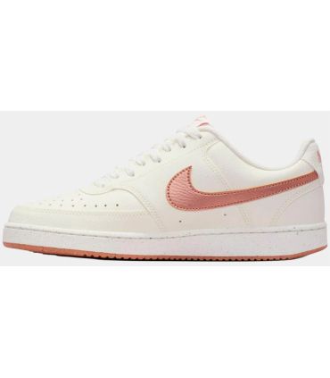 Nike Court Vision Low Next Nature Beige Mujer | Logo salmón