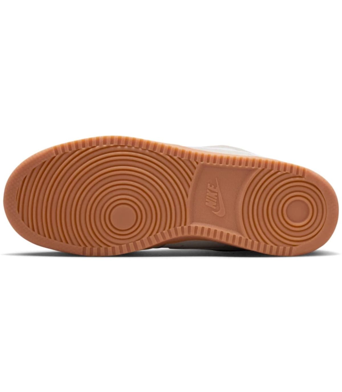 Nike Court Vision Low Beige Mujer | Puntera perforada y suela caramelo