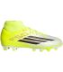 Adidas F50 Club Mid Fg/Mg Junior | Media Caña y Empeine Fiberskin Flúor