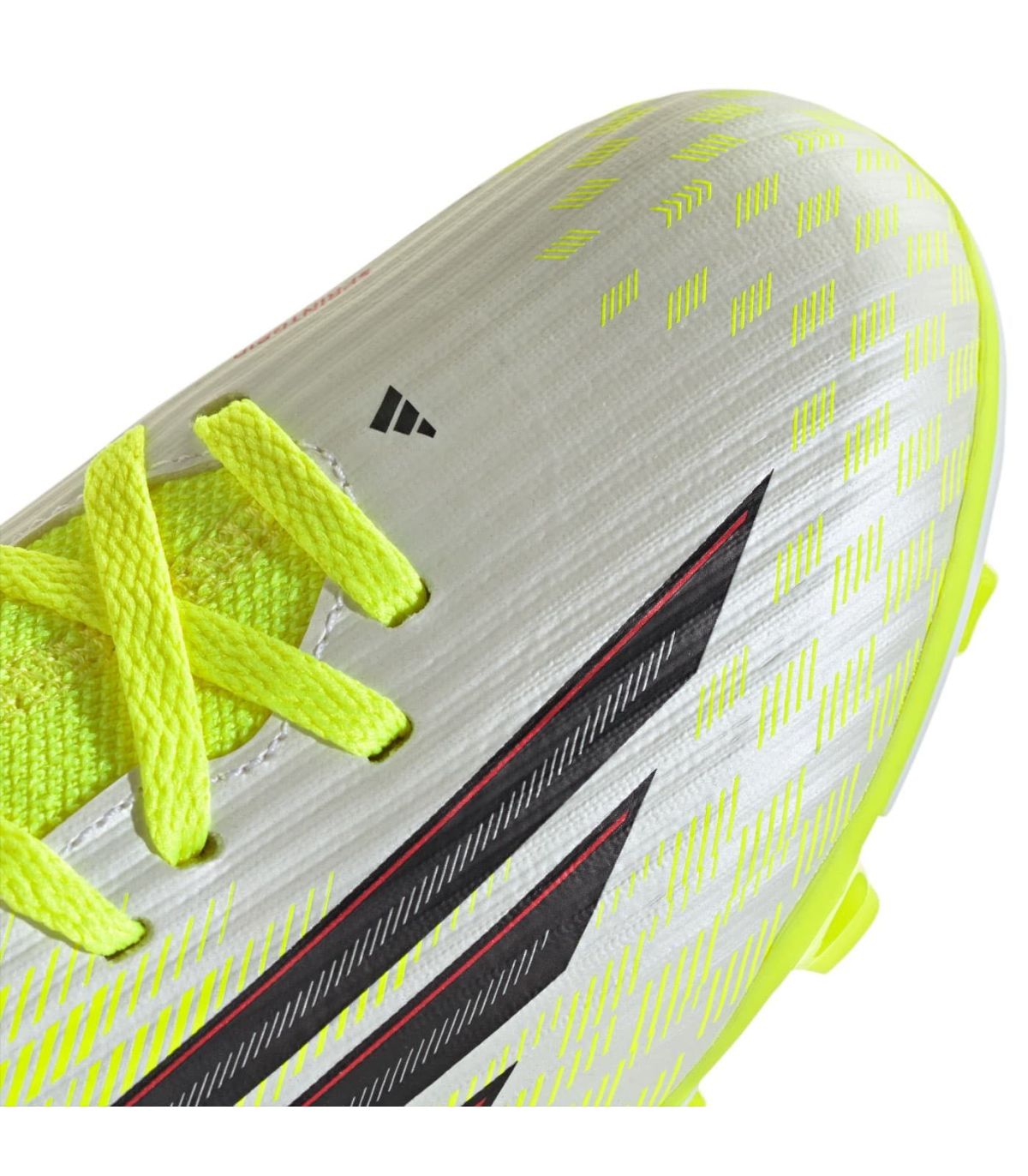 Adidas F50 Club Mid Fg/Mg Junior | Media Caña y Empeine Fiberskin Flúor