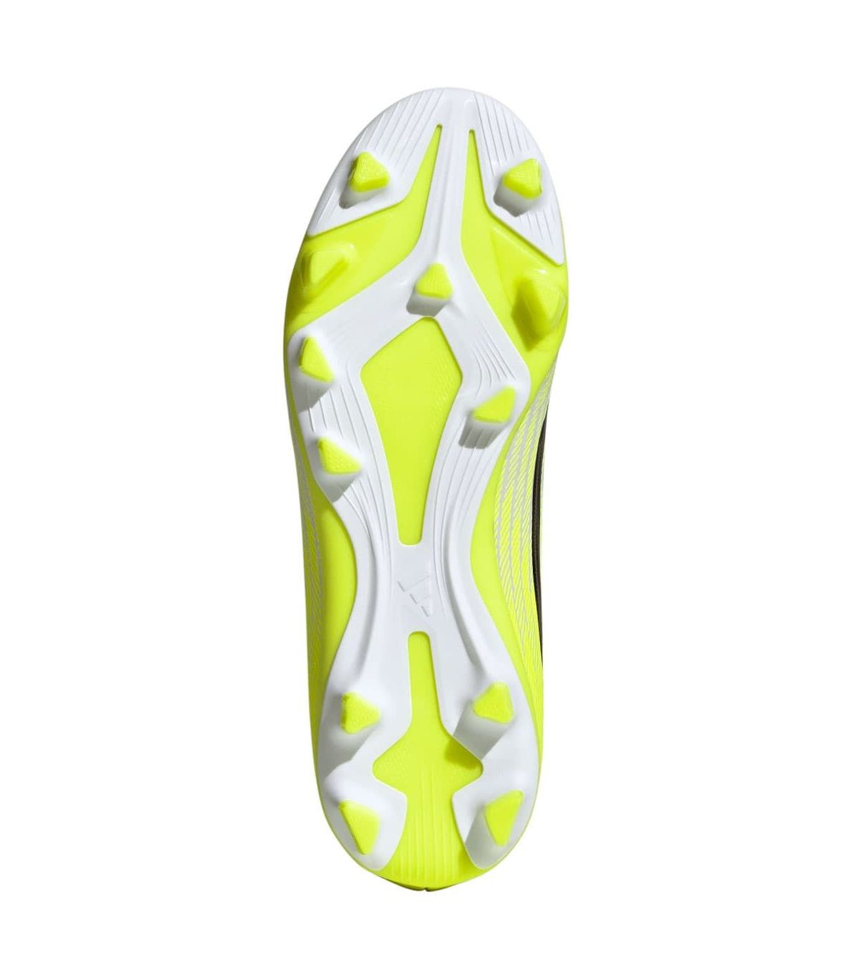 Adidas F50 Club Mid Fg/Mg Junior | Media Caña y Empeine Fiberskin Flúor