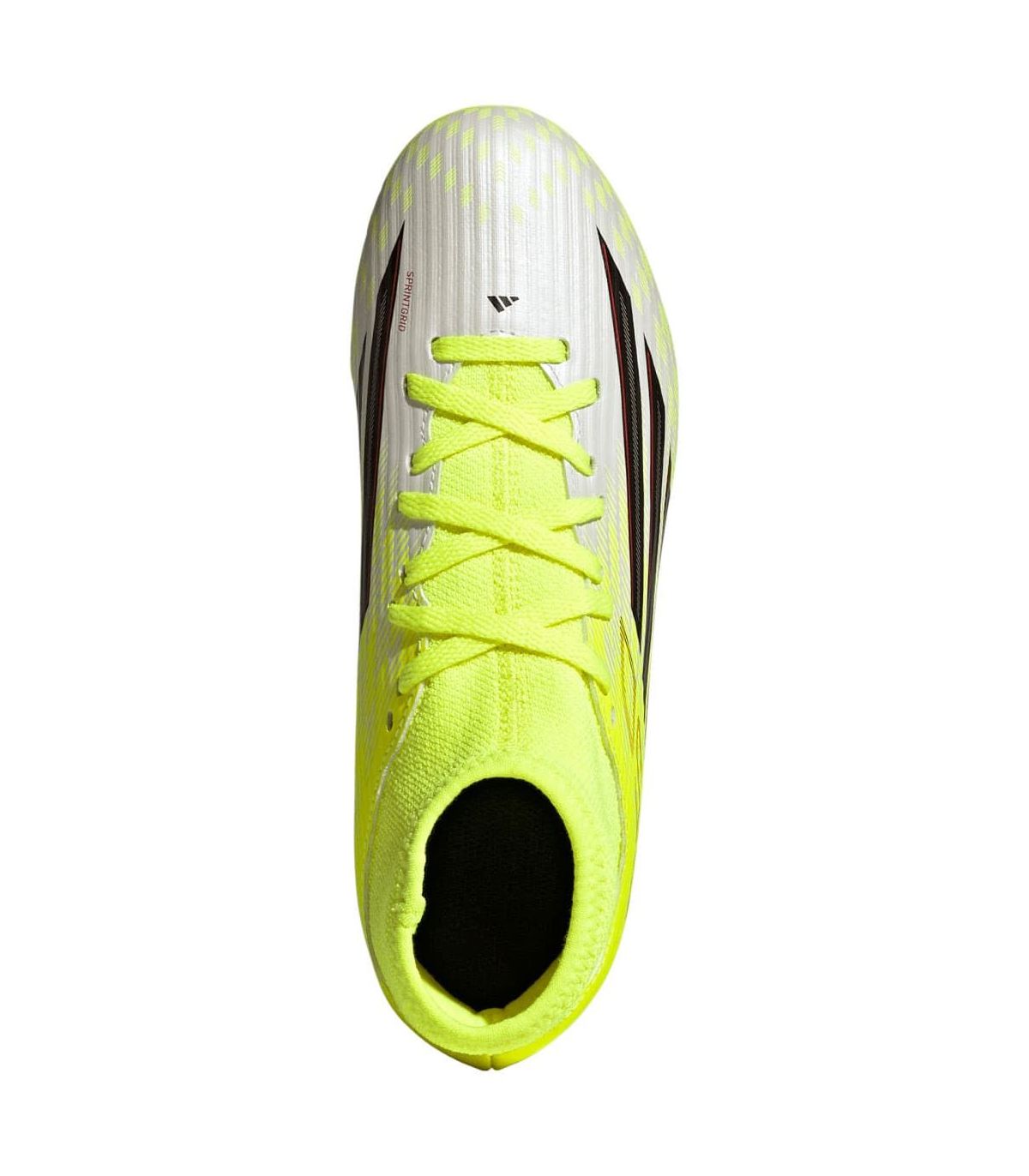 Adidas F50 Club Mid Fg/Mg Junior | Media Caña y Empeine Fiberskin Flúor