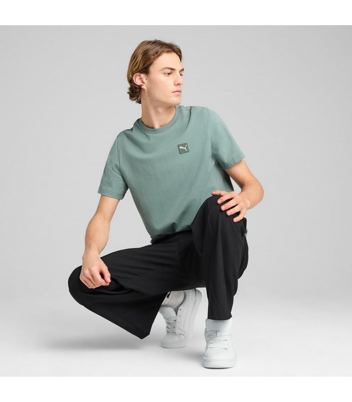 Puma Camiseta Essentials Elevated | Bordado Moon Acanalado