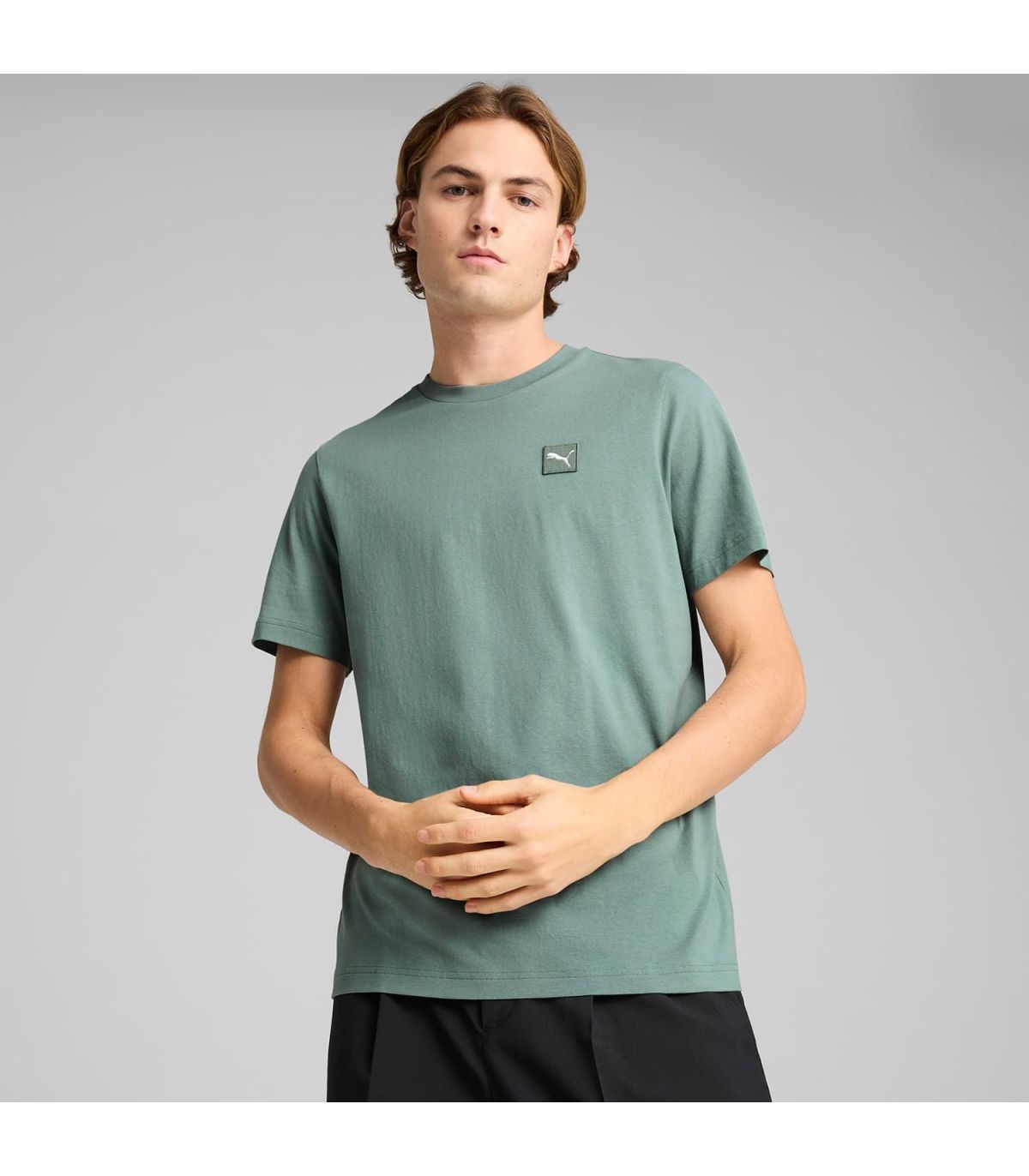 Puma Camiseta Essentials Elevated | Bordado Moon Acanalado