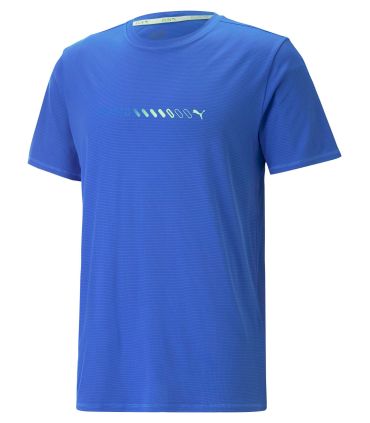 Puma Camiseta de Running Run Favorite Logo Hombre Royal | miDori bioWick