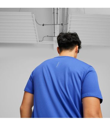 Puma Camiseta de Running Run Favorite Logo Hombre Royal | miDori bioWick