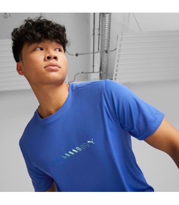 Puma Camiseta de Running Run Favorite Logo Hombre Royal | miDori bioWick