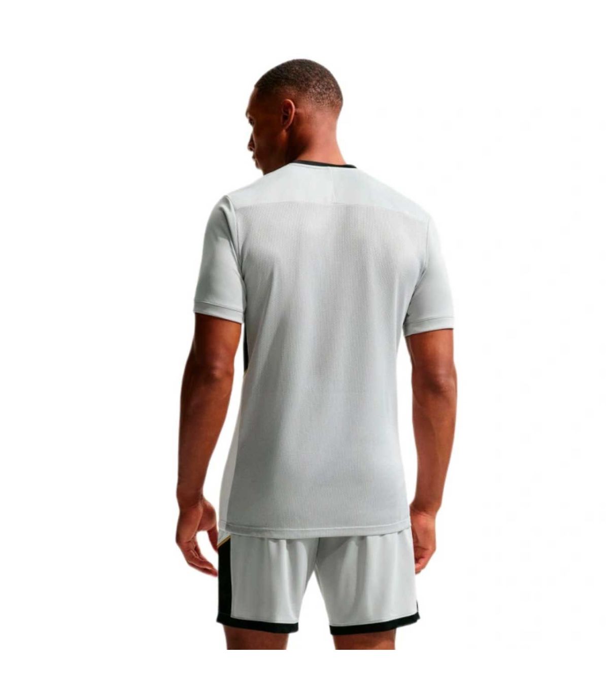 Nike Camiseta Academy Gris | Paneles laterales y cuello contraste