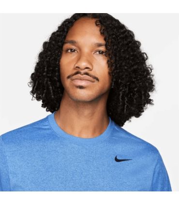 Nike Camiseta Dri-Fit Legend Azul | Efecto jaspeado suave